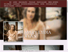 Tablet Screenshot of iammarylydiaryan.com